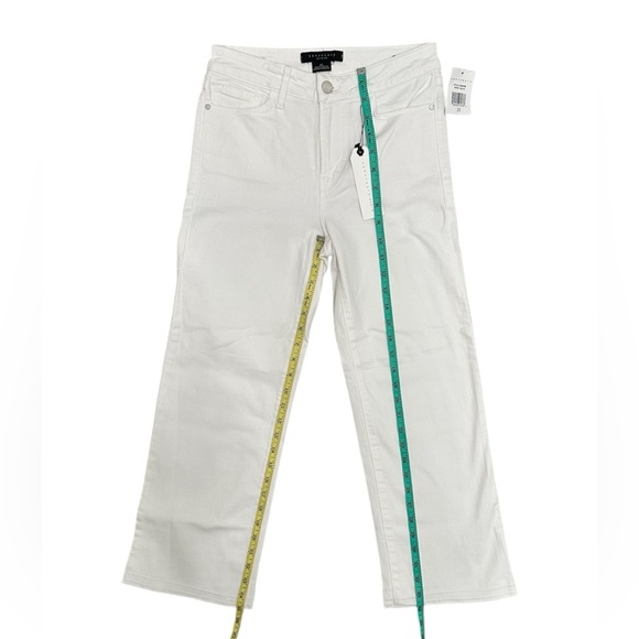 SANCTUARY Denim Robbie Cropped Flare Jeans White Women Size 25 $169 MSRP NWT - Picture 10 of 16